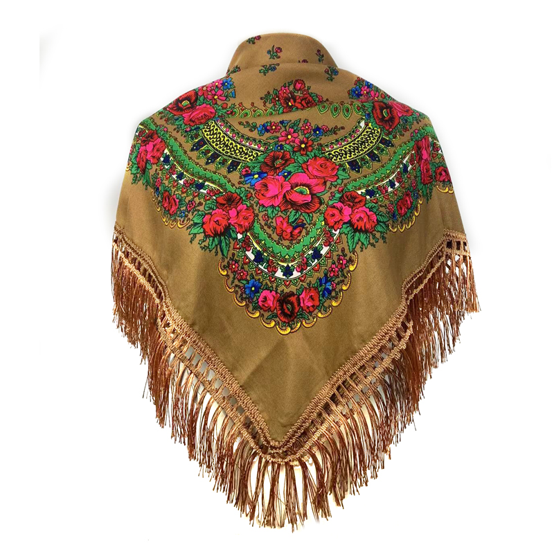 Ethnic Fashion Men - Ethnisches Fransen-Stirnband, Bandana, Babuschka, Kopftuch, Schal,