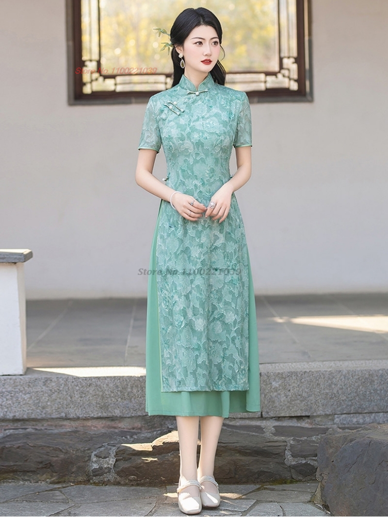 Ao Dai Vietnam Dress - ﻿ 2026 Vietnam Traditionelles Aodai-Kleid Chinesisches