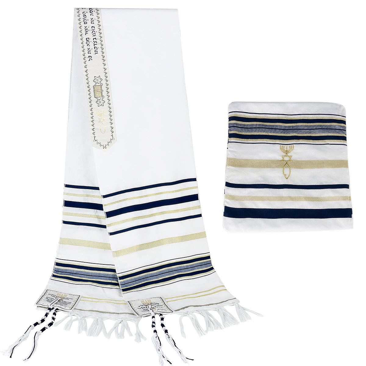 Jüdischer Tallit, israelischer – Ethnic Fashion Men Bewertung und Preis