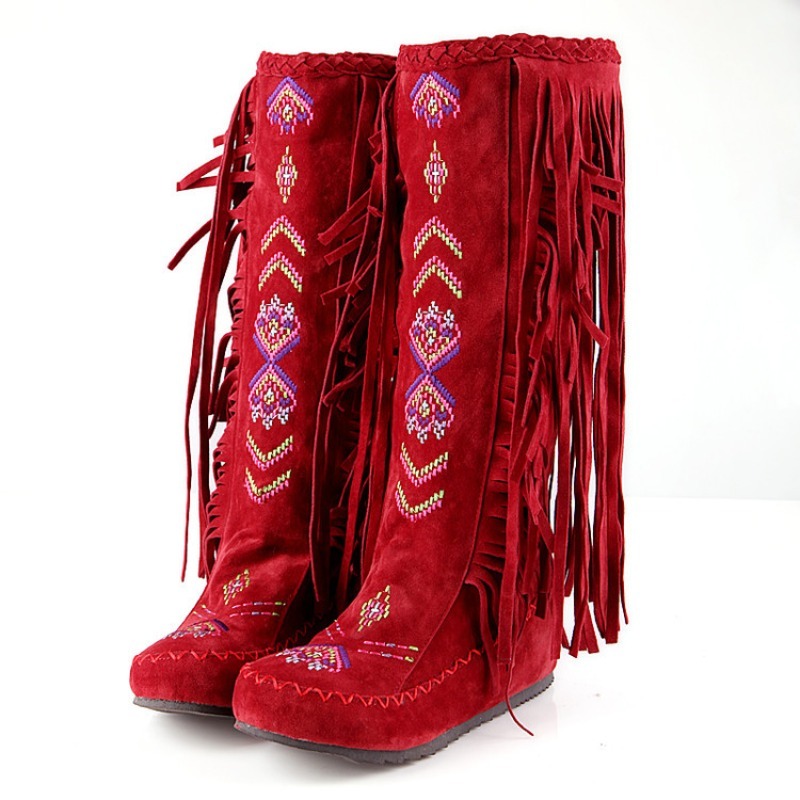 Quastenstiefel Handgefertigte  – Ethnic Fashion Bewertung und Preis