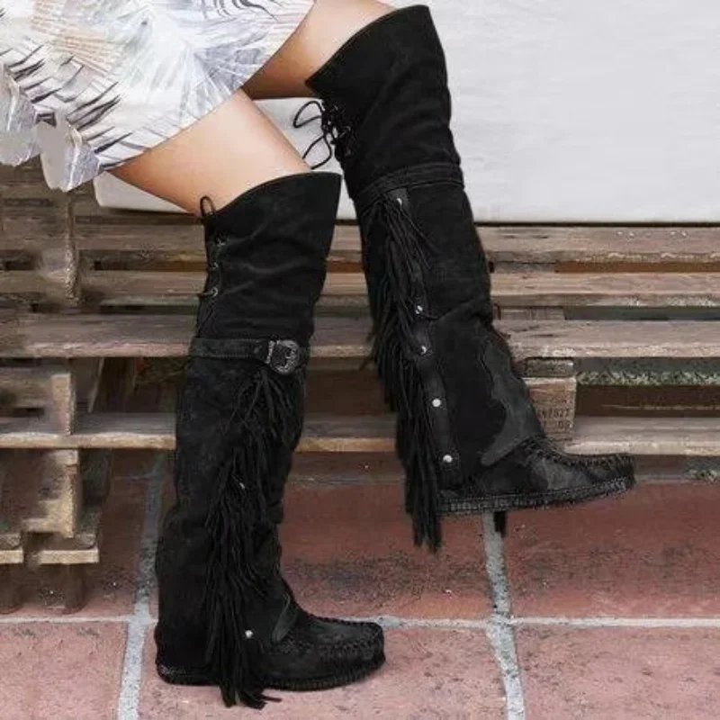 Mode Böhmen Knie-länge Frauen  – Ethnic Fashion Bewertung und Preis