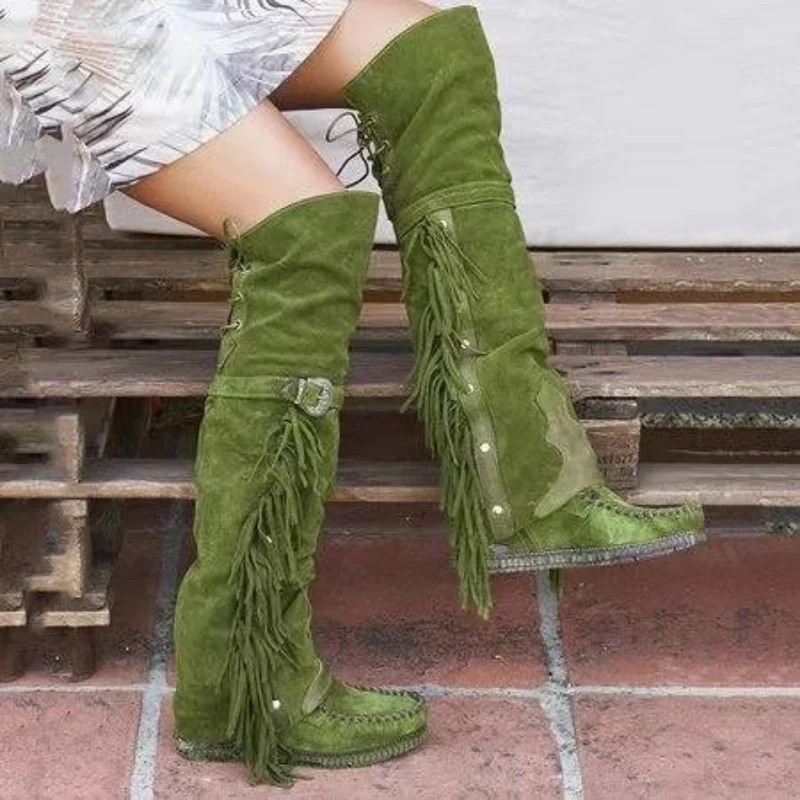 Mode Böhmen Knie-länge Frauen  – Ethnic Fashion Bewertung und Preis