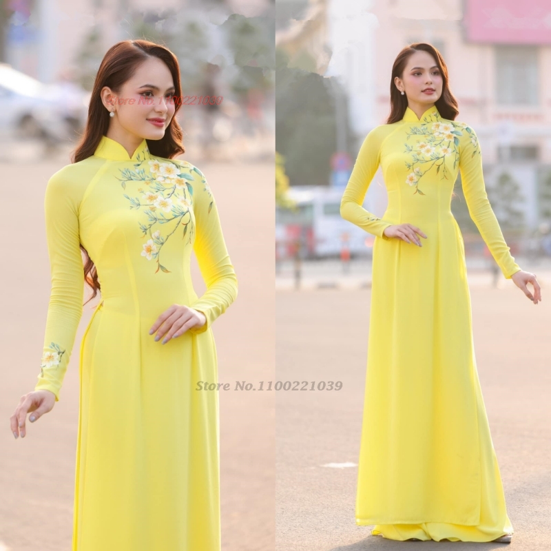  2026 traditionelles Ao Dai v – Ao Dai Vietnam Dress Bewertung und Preis
