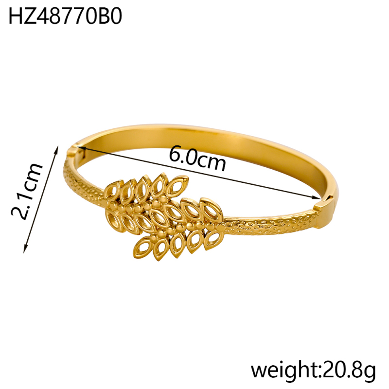 Chunky Gold Farbe Charme Blatt – Ethnic Fashion Men Bewertung und Preis