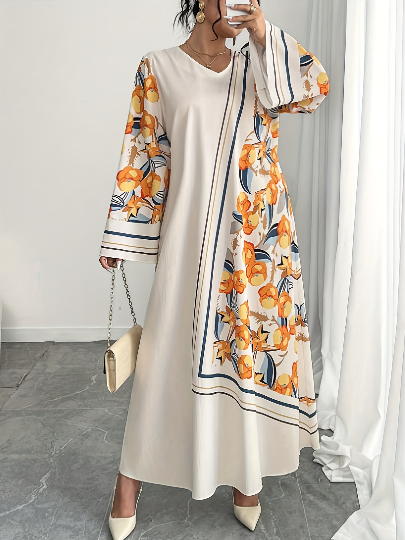 Modische Übergrößen-Robe für D – Ethnic Gown Bewertung und Preis