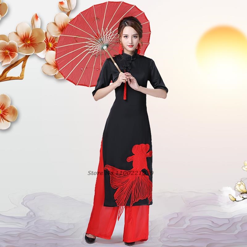 2026 Vietnam Vintage-Kleid mit – Ao Dai Vietnam Dress Bewertung und Preis