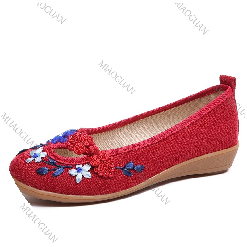 Bestickte Damen-Komfort-Keilab – Ethnic Fashion Bewertung und Preis