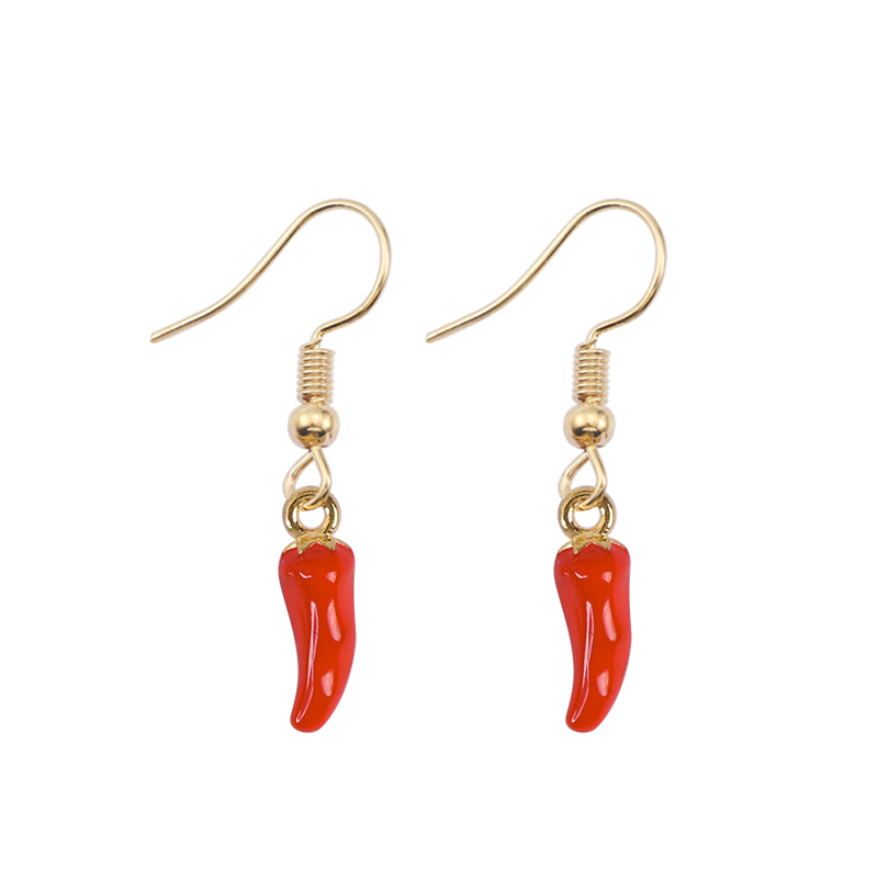 Nette Rote Pfeffer Ohrringe Pe – Ethnic Fashion Sale Bewertung und Preis