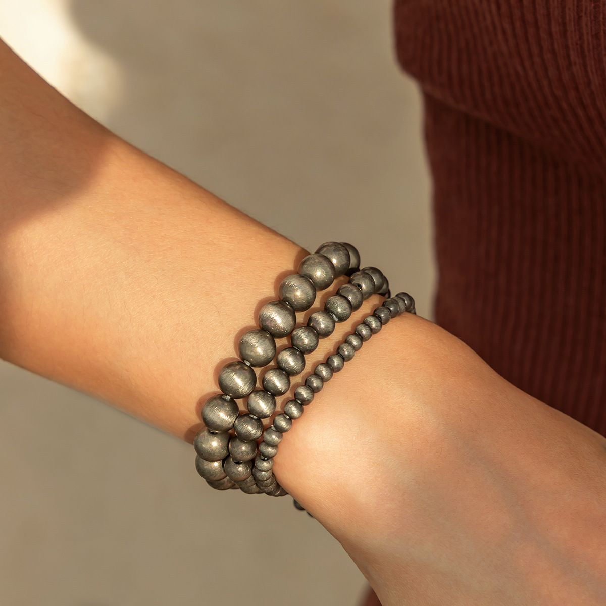 Böhmische Navajo-Perlenkette,  – Ethnic Fashion Sale Bewertung und Preis