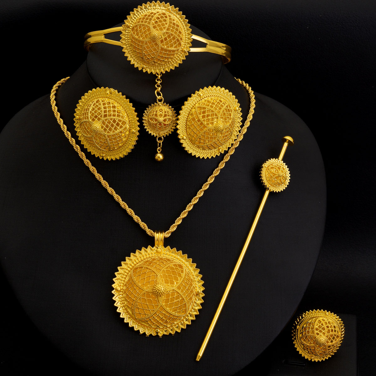 Afrika Dubai Goldene Farbe Sch – Ethnic Fashion Dubai Bewertung und Preis
