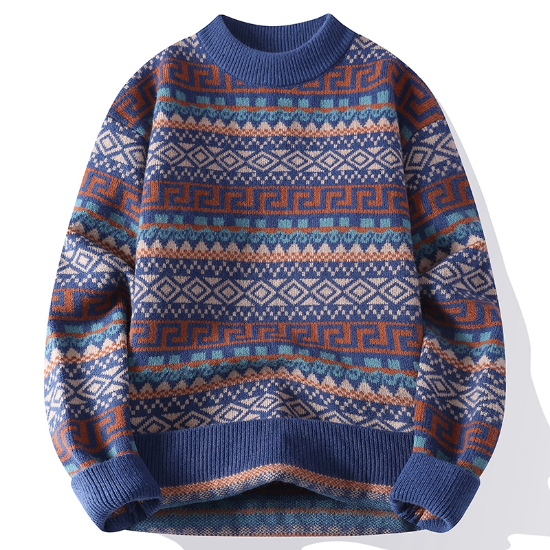 Trendiger Herren-Rundhalspullo – Ethnic Fashion Men Bewertung und Preis