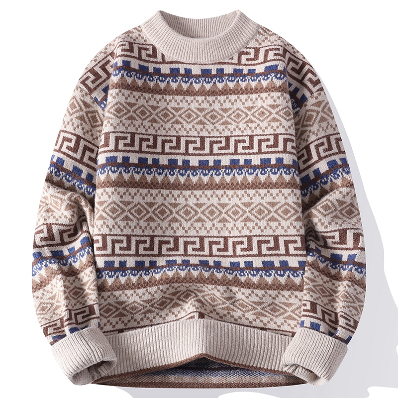 Trendiger Herren-Rundhalspullo – Ethnic Fashion Men Bewertung und Preis