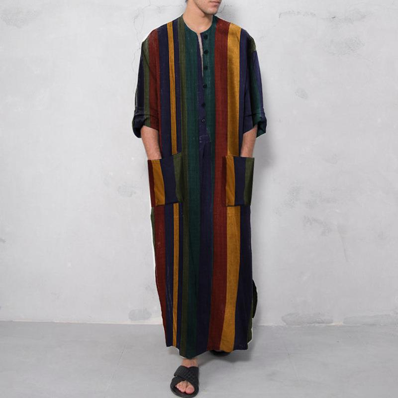 Bedrucktes langes Herrenhemd i – Fashion Ethnic Wear For Men Bewertung und Preis